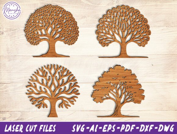 Download Tree Silhouette Laser Cut Files Svg - Premium Resources