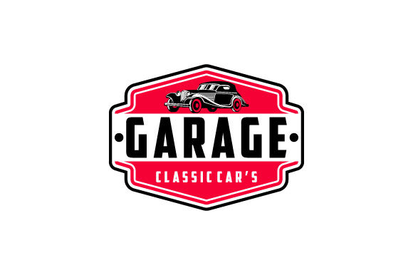 Download Garage Classic Car's Vintage Logo Design - Logo design Collection