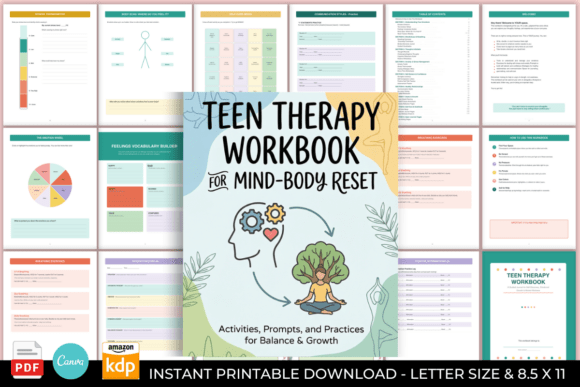 Download Teen Therapy Workbook - Premium Resources