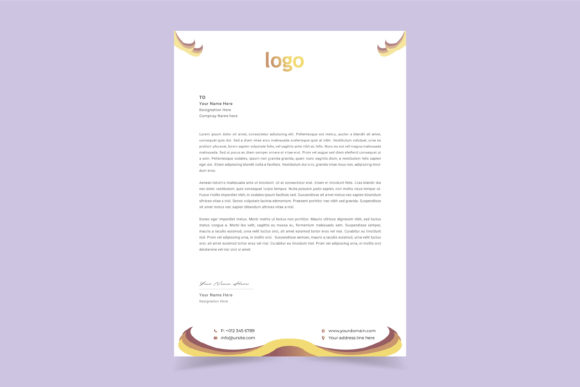 Download Letter Head Template - Premium Resources