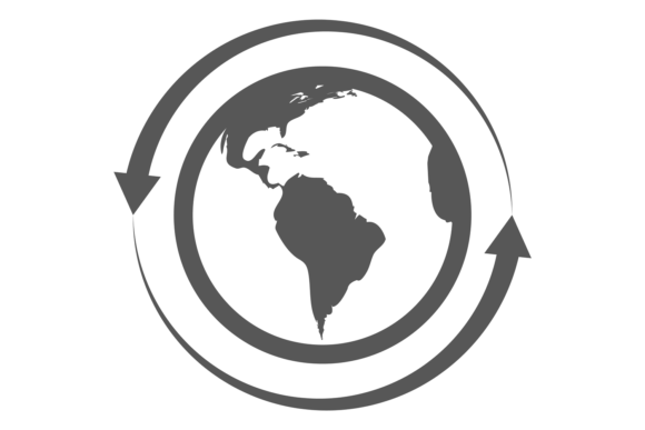 Download Orbiting Icon. Circular Motion Around Wo - Round Collection