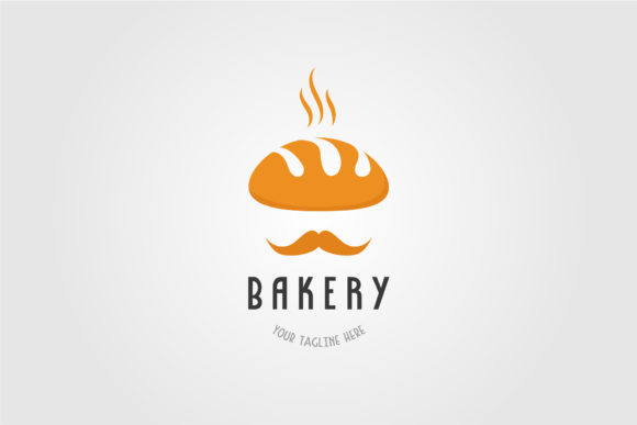 Download Mister Bakery Mustache Logo Design - Logo design Collection