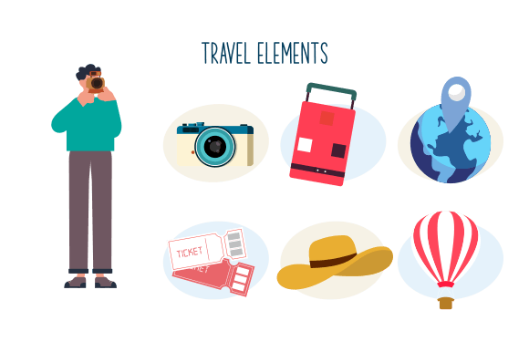 Download Travel Elements Logo Collection Vector - Logo collection Collection