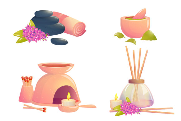 Download Aromatherapy Clipart | Cartoon Vector - Therapy Collection