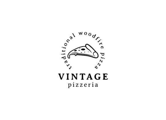 Download Slice Pizza Vintage Logo Design - Logo design Collection