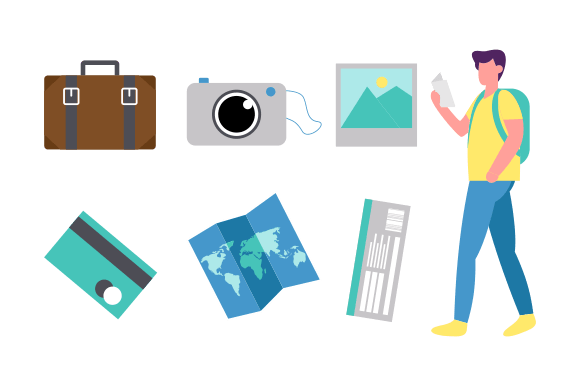 Download Travel Elements Logo Collection Vector - Logo collection Collection