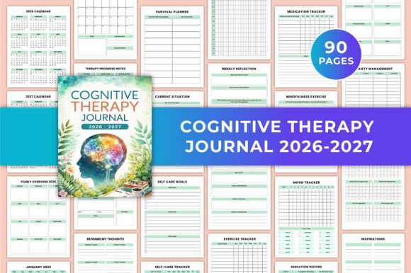 Download Cognitive Therapy Journal 2026-2027 KDP - Premium Resources