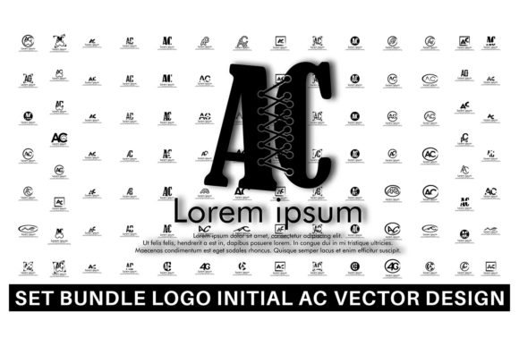 Download Ac Letter Initials Logo Collection - Logo collection Collection
