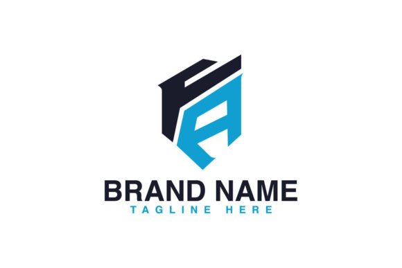 Download Letter FA Premium Geometric Logo Design. - Logo design Collection