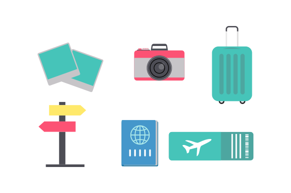 Download Travel Elements Logo Collection Vector - Logo collection Collection