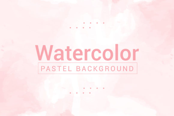 Download Watercolor Pastel Background Vector - Round Collection